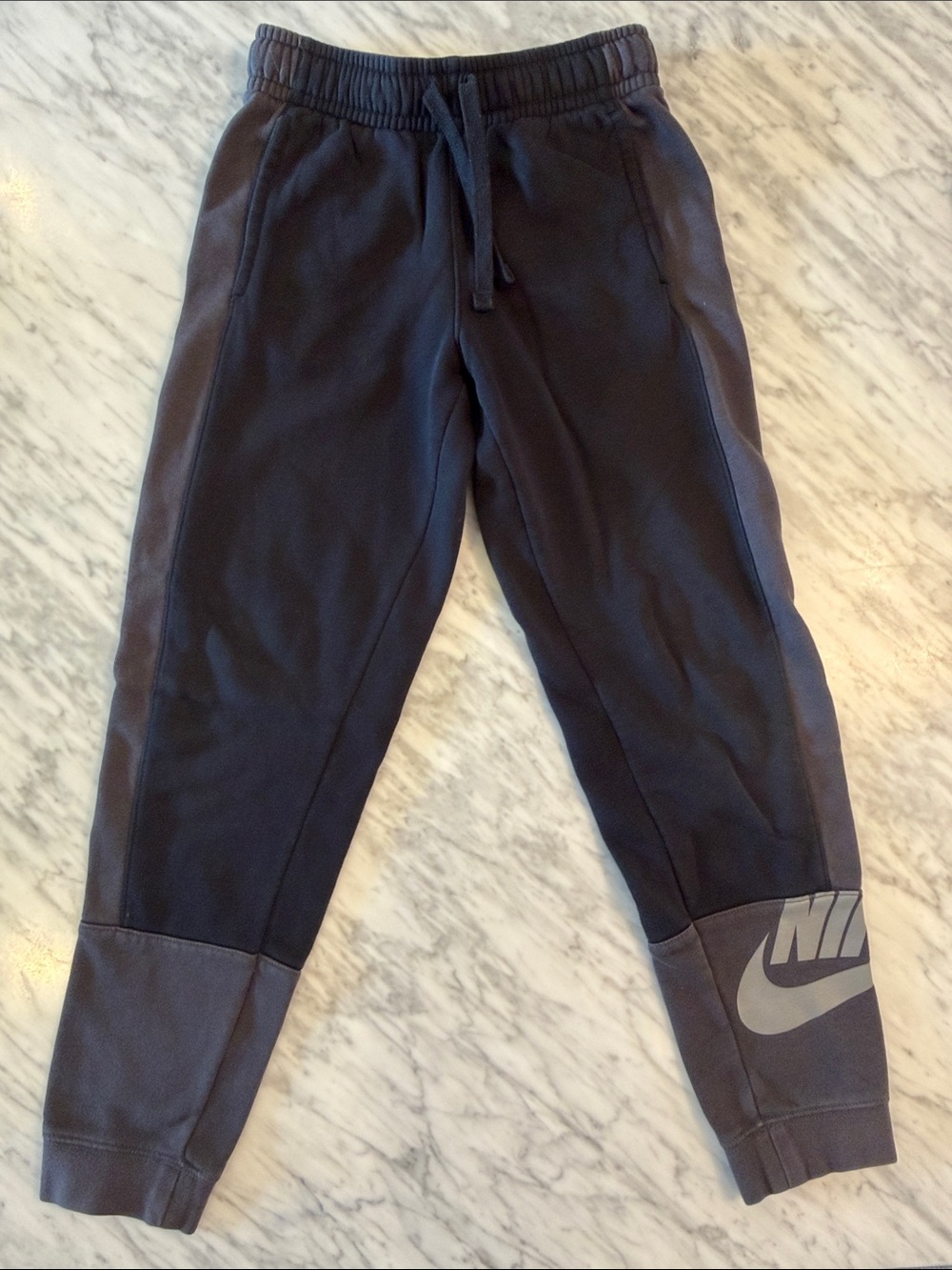 Nike Black & Dark Gray Athletic Joggers
